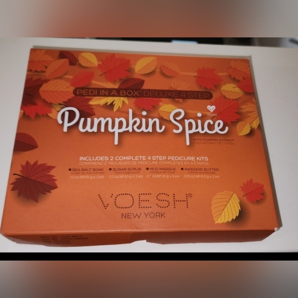 Pedicure in a Box PUMPKIN SPICE
